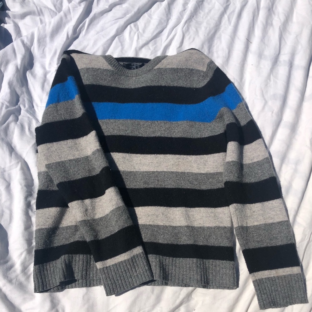 lined sweater